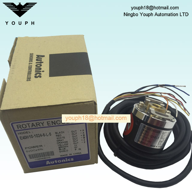 Autonics E40H10-1024-6-L-5 Incremental Rotary Encoder