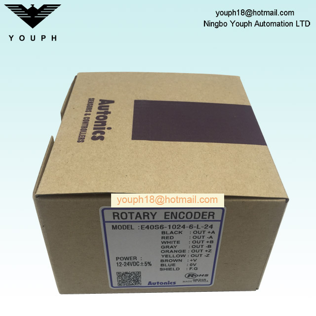 Autonics E40S6-1024-6-L-24 Incremental Rotary Encoder