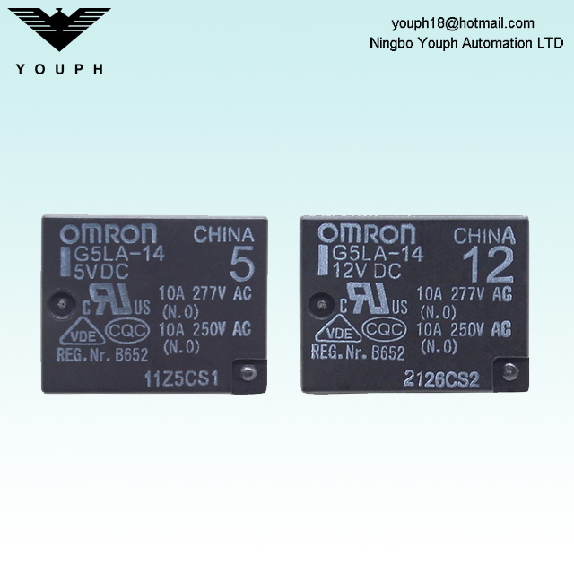 OMRON G5LA-14 G5LE-14 5VDC 12VDC 24VDC 10A5 Relay