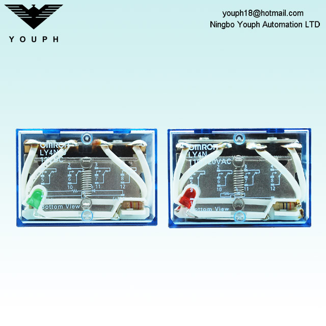 OMRON LY4N-J LY4NJ DC 12V 24V 48V 110V 220V AC Small Relay