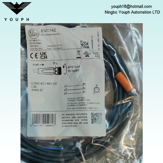 IFM EVC142 ADOGF030MSS0005H03 Connecting Cable with Socket