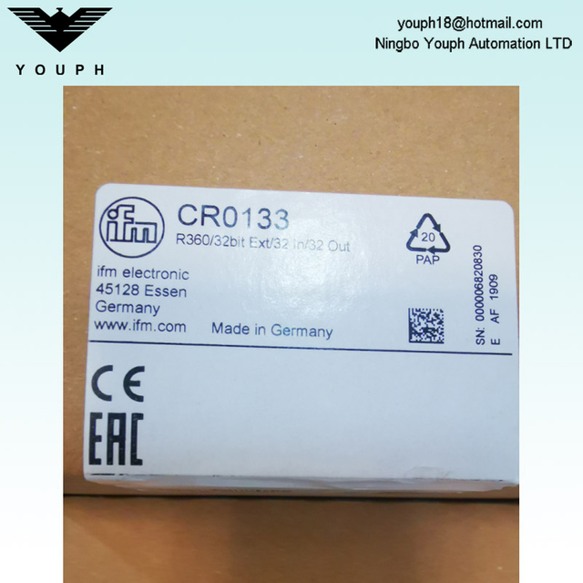 IFM CR0133 Mobile Machines R360/32bit Ext/32 In/32 Out Programmable Controller