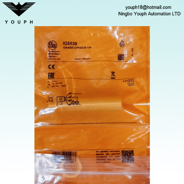 IFM IG5539 IGA4005-CPKG/US-104 Inductive Sensor