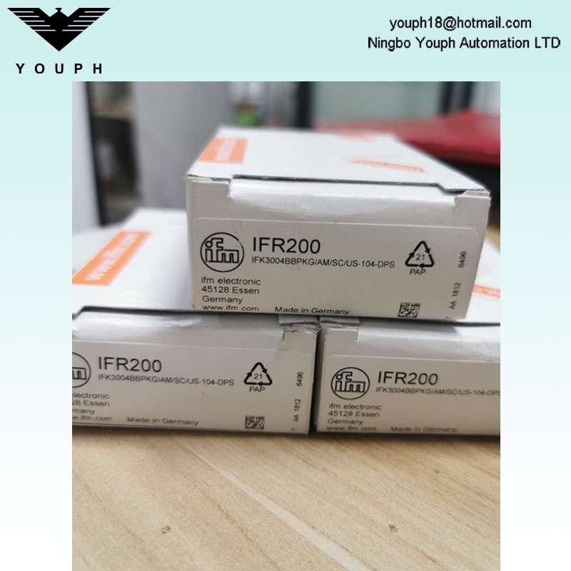 IFM IFR200 IFK3004BBPKG/AM/SC/V4A/US-104 Inductive Full-metal Sensor