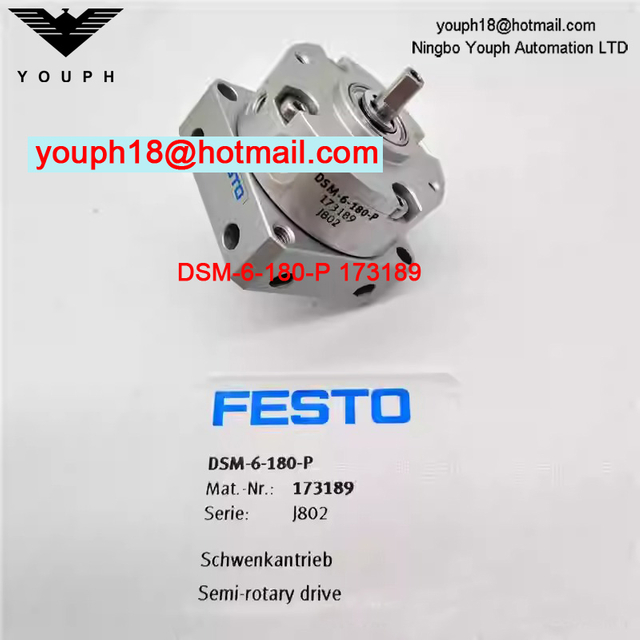 Festo DSM-6-180-P 173189 Swivel angle 180° DSM Rotating pneumatic cylinder
