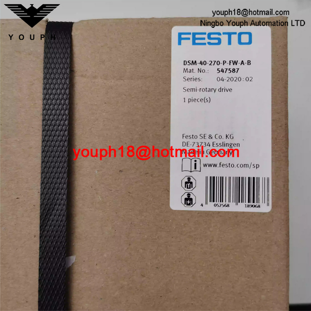 Festo DSM-40-270-P-FW-A-B 547587 Female thread G1/8 Aluminium Semi-rotary Drive