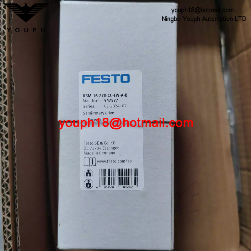 Festo DSM-16-270-CC-FW-A-B 547577 Double-acting M5 Size 16 Aluminium Vane Semi-rotary drive