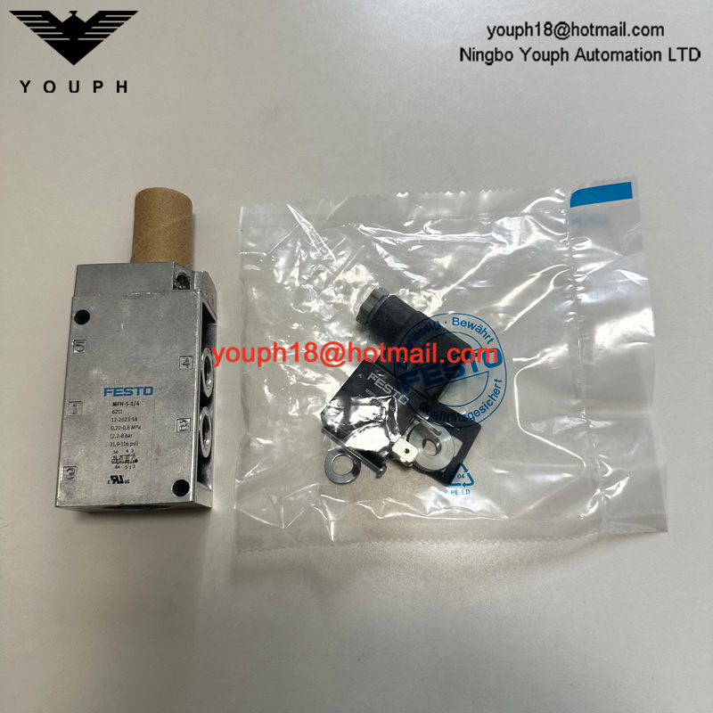 FESTO MFH-5-1/4 6211 G1/4 Coil 24VDC 110VAC 220VAC MFH Solenoid valve