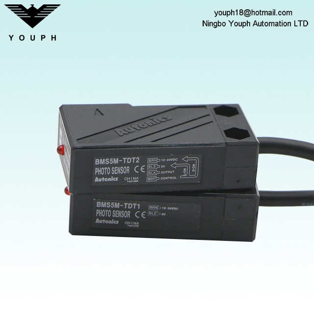 Autonics BMS5M-TDT Through-beam Amplifier Built-in Type By Side Sensing Photoelectric Sensor