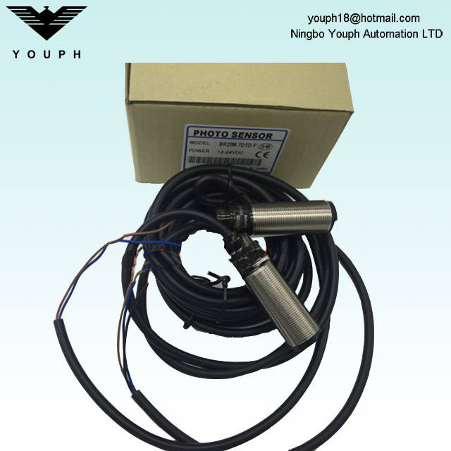 Autonics BR20M-TDTD-P BR20M-TDTD-C-P Long Distance 20m Sensing Through-beam Photo Sensor