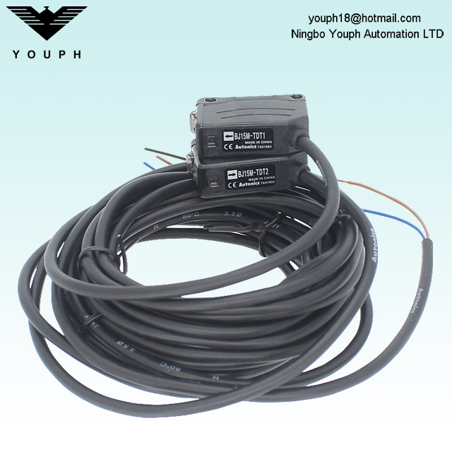 Autonics BJ15M-TDT BJ15M-TDT-P BJ Series Transmitted beam type Photoelectric Sensor