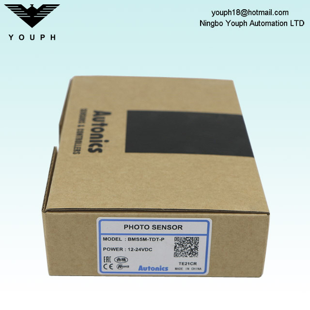 Autonics BMS5M-TDT-P PNP Through-beam Amplifier Built-in Photoelectric Sensor