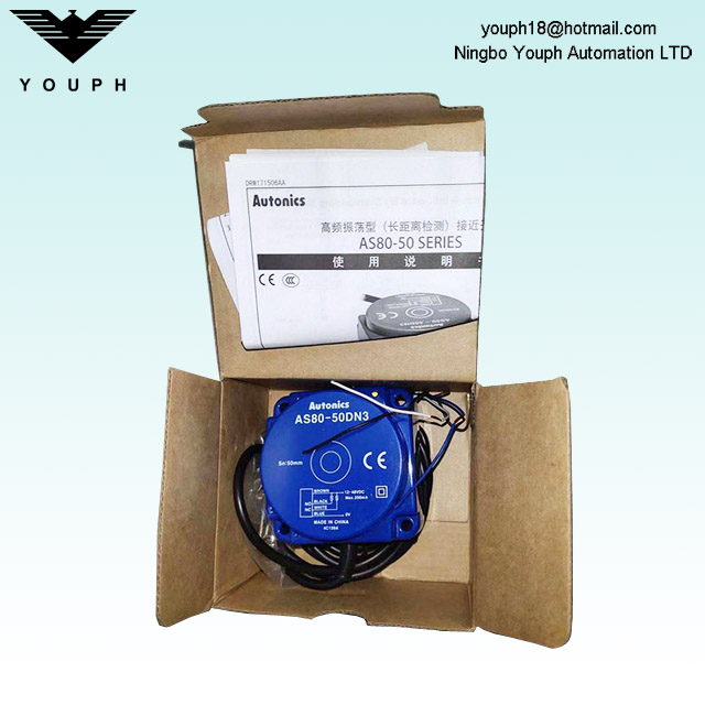 Autonics AS80-50DN3 AS80-50DP3 Inductive Long Distance Proximity Sensor