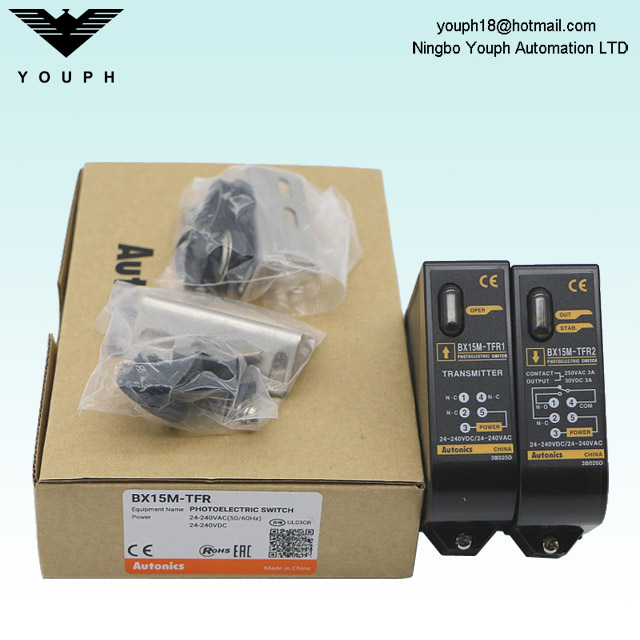 Autonics BX15M-TFR BX15M-TFR-T Emitter Receiver Through-beam Photo Sensor