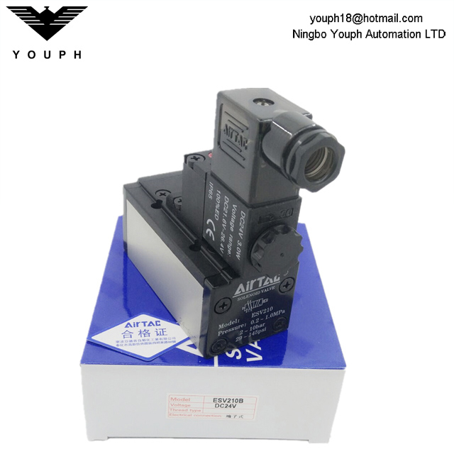 Airtac ESV210 ESV220 ESV230C ESV230E ESV230P ISO Standard Solenoid Valve