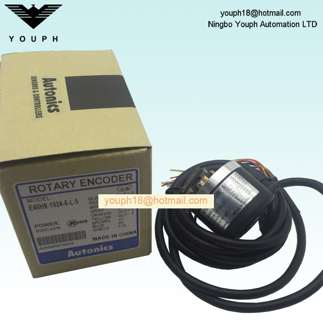 Autonics E40H8-1024-6-L-5 E40H Series Incremental Rotary Encoder
