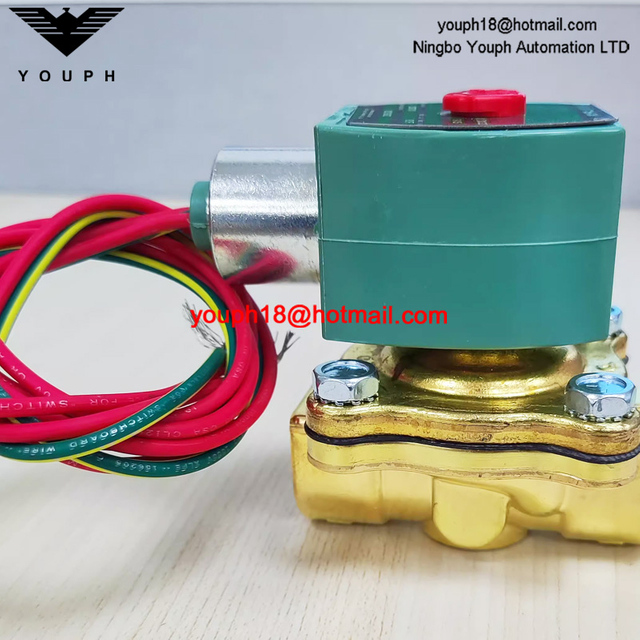 ASCO ReaHat 8210G002 EF8210G002 24VDC 1/2" Brass Body Pilot Solenoid Valve