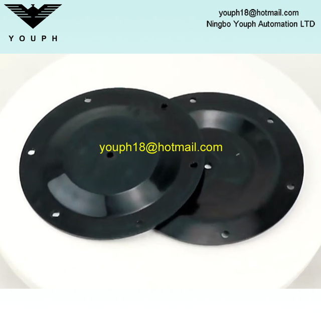 CHANG JIANG QDM-CJ601S Black rubber diaphragm outer diameter 125mm for Ink pump Pneumatic diaphragm pump 