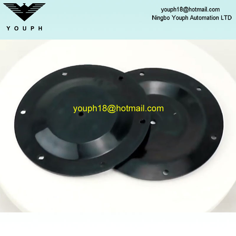 CHANG JIANG QDM-CJ601S Black rubber diaphragm outer diameter 125mm for Ink pump Pneumatic diaphragm pump 