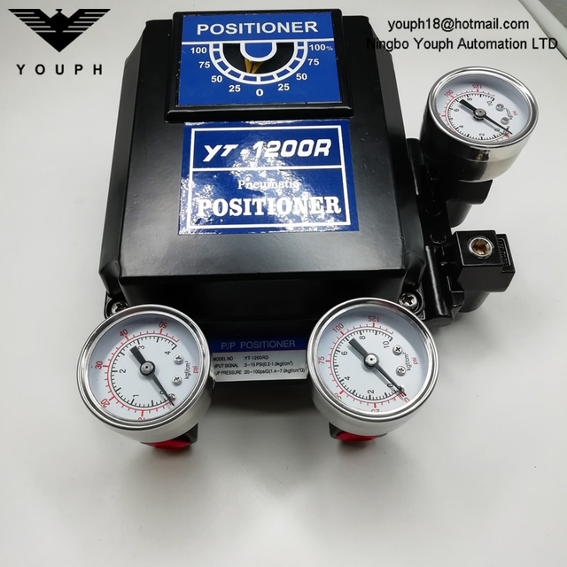 YTC YT-1200R YT-1200RD Namur Lever Rotary Cylinder Pneumatic Positioner
