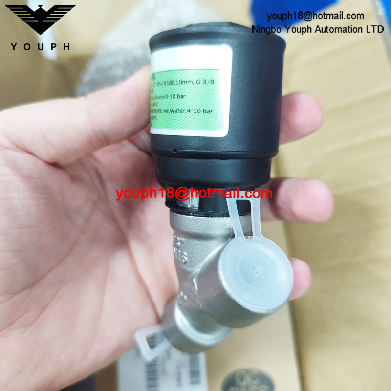 ASCO EMERSON E290A791 G3/8" 10mm Size Stainless Steel Angle Seat VALVE