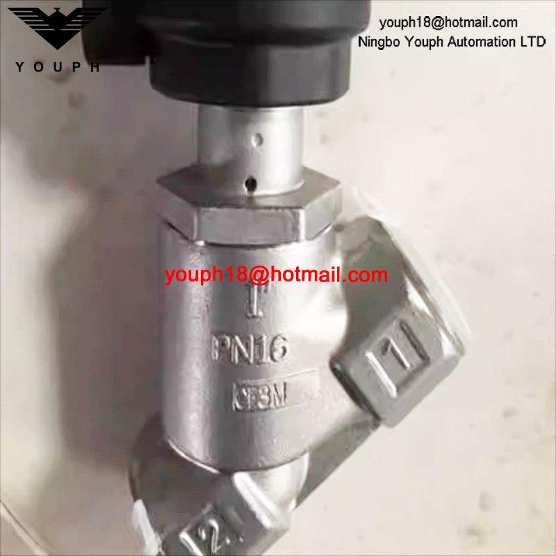 ASCO EMERSON E290A401 E290A401VI High Temperature Stainless Steel Air Angle Seat VALVE