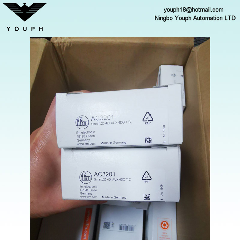 IFM AC3201 SmartL25 4DI AUX 4DO T C AS-Interface control cabinet module AC3201