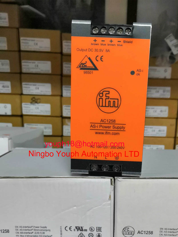 IFM Electronic AC1258 PSU-1AC ASi-8A AS-i Sensor Power Supply