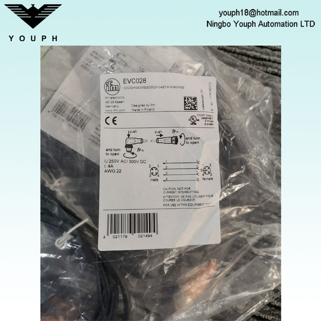 IFM EVC028 VDOGH040MSS0002H04STAH040MSS Connection Cable