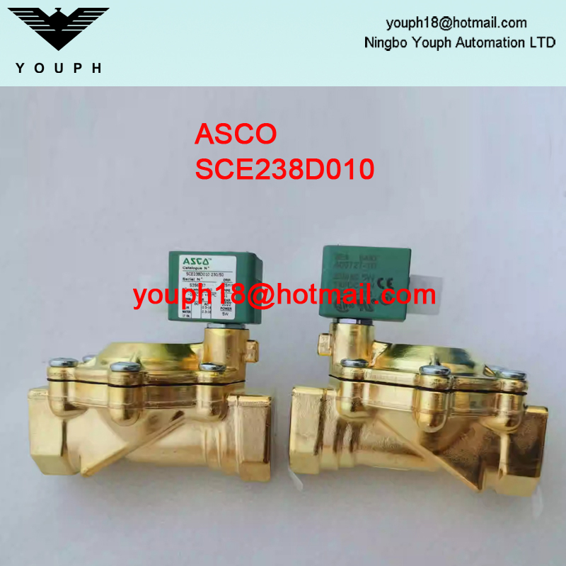 ASCO SCE238D010 G1" Orifice 25 mm Brass Electric Solenoid Valve