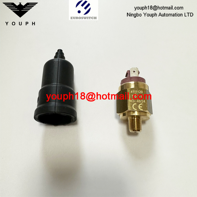 Italy Euroswitch 4111120 4111220 Contact type N.O. / N.C. Brass Diaphragm pressure switch