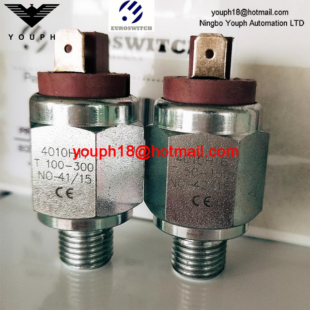 Euroswitch 4010H17 4020H17 40V10H17 40V20H17 T50-150 40 40V Piston pressure switch