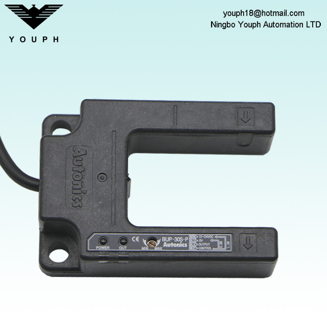 Autonics BUP-30S-P PNP Open U-shaped Through-beam Photoelectric Sensor