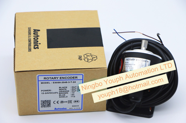 Autonics E50S8-2048-3-T-24 Diameter ∅50mm Shaft type Incremental Rotary Encoder