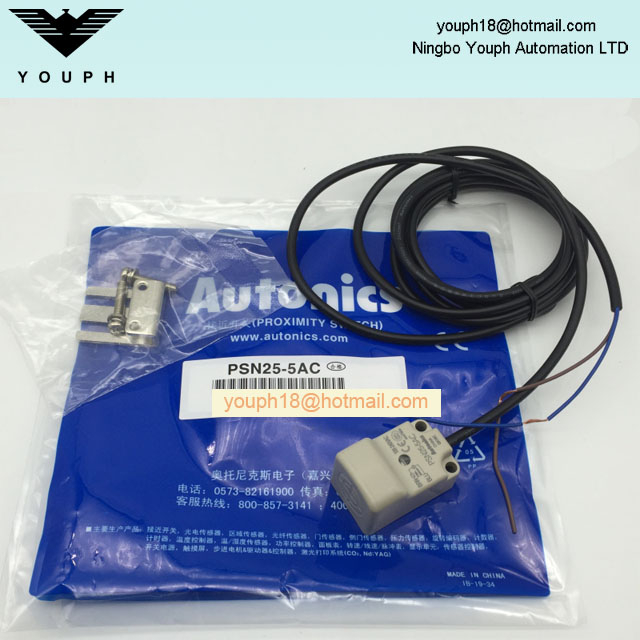 AUTONICS PSN25-5AC PSN25-5AO Front side 2 wire AC Power Proximity Switch