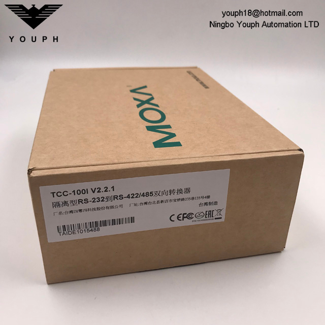MOXA TCC-100I V2.2.1Isolated RS-232 to RS-422/485 Bidirectional Converter
