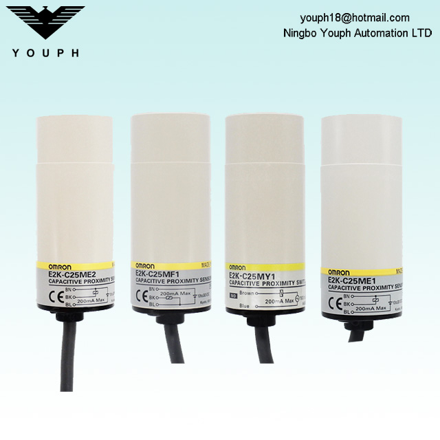 OMRON E2K-C25ME1 E2K-C25MY1 Capacitive Proximity Switch