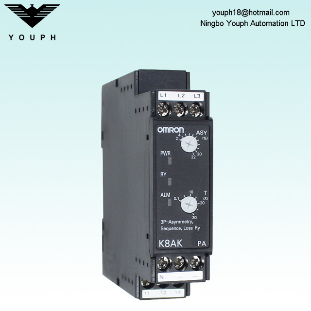 OMRON K8AK-PA2 K8AK-PH1 K8AK-PM2 Phase-sequence Phase-loss Relay