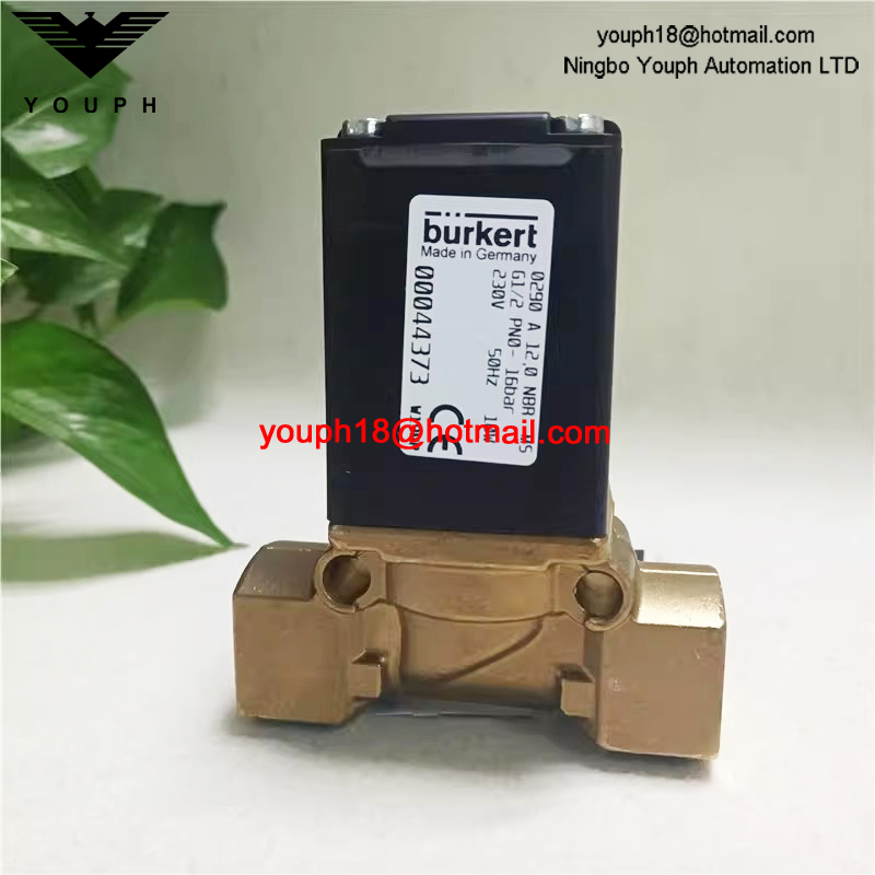 Burkert 00044373 44373 0290 A 12,0 NBR MS Normally Closed 2/2-way Brass Body Solenoid Valve