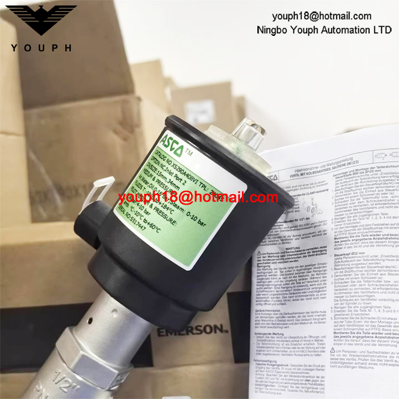 ASCO XS290A408 XS290A408VI TPL: 24045 15mm 34mm E290 Series Stainless Steel Angle Seat VALVE