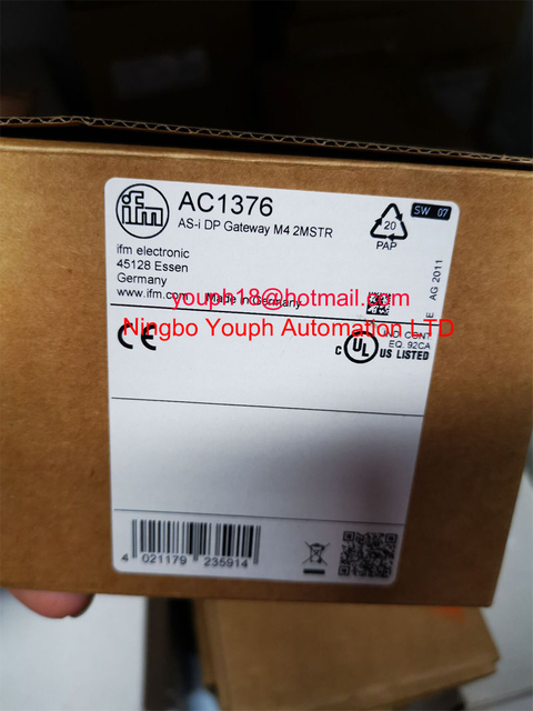 IFM AC1376 AS-Interface PROFIBUS DP gateway AS-i DP Gateway M4 2MSTR