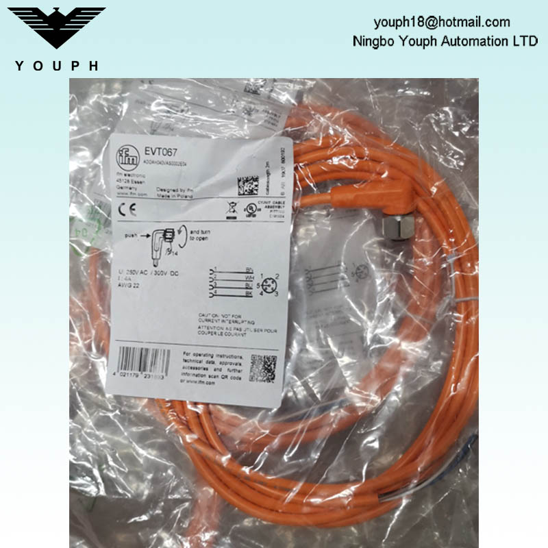 IFM EVT067 ADOAH040VAS0002E04 Connecting Cable with Socket