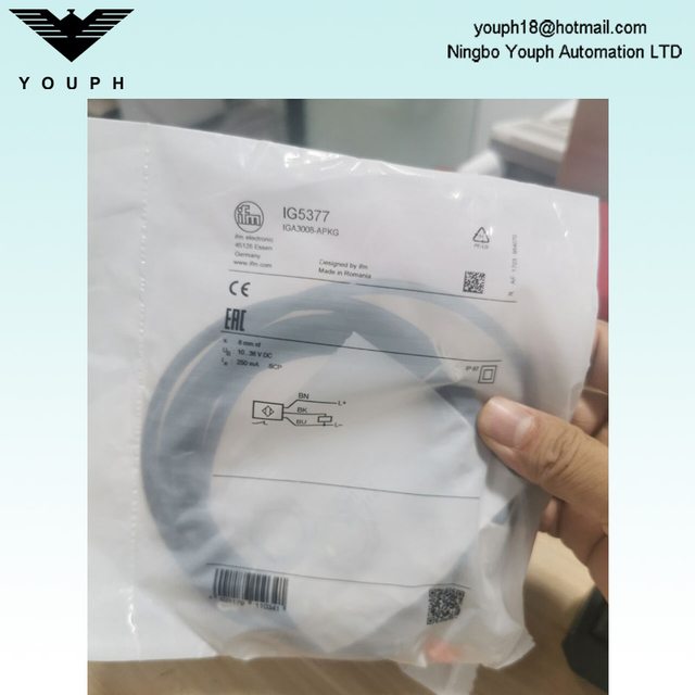 IFM IG5377 IGA3008-APKG Inductive Sensor