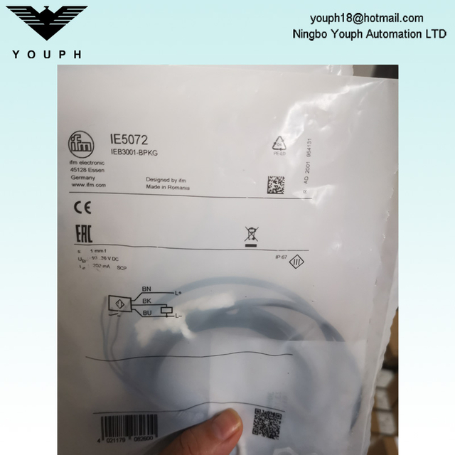 IFM IE5072 IEB3001-BPKG Inductive Sensor
