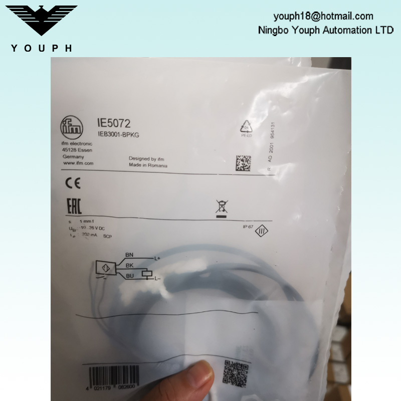IFM IE5072 IEB3001-BPKG Inductive Sensor