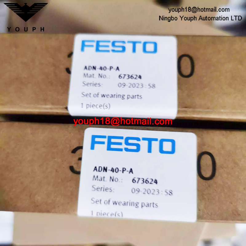 Festo ADN-40-P-A 673624 ADN AEN 40mm Pneumatic Cylinder Seal Repair Kit