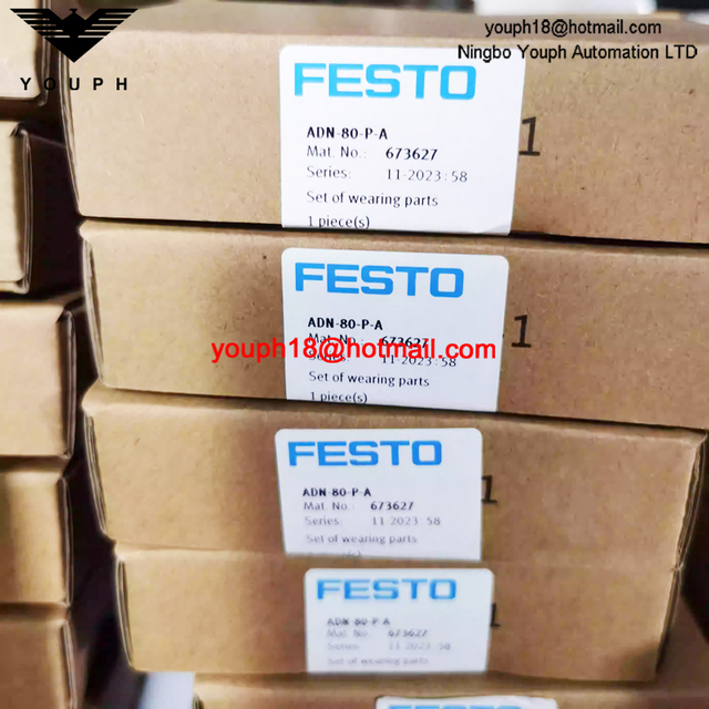 Festo ADN-80-P-A 673627 ADN-80 Pneumatic Cylinder Set of wearing parts