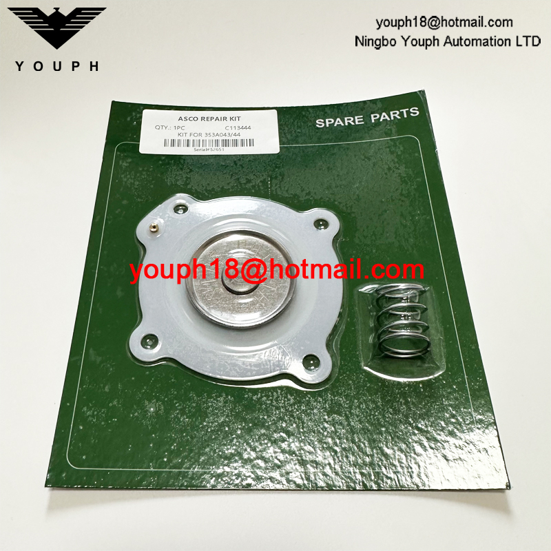 ASCO C113444 SCG353A043 SCG353A044 1" Pulse jet Valve Diaphragm Repair Kit