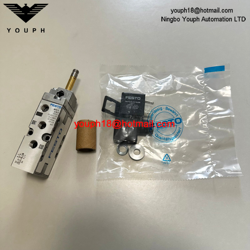 FESTO MFH-5-1/8-B 19758 With coil 24VDC 220VAC Tiger valve 2000 Solenoid valve