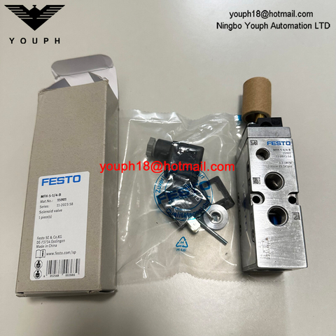 FESTO MFH-5-1/4-B 15901 With Solenoid coil 5/2-way Tiger 2000 Pneumatic valve